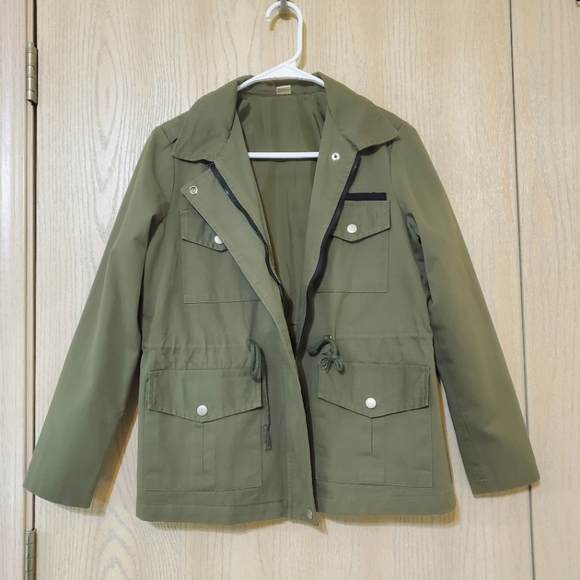 Jackets & Blazers - Khaki Cargo jacket